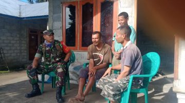 Komsos Di Golewa, Babinsa Koramil 1625-01 Himbau Peka Kondisi