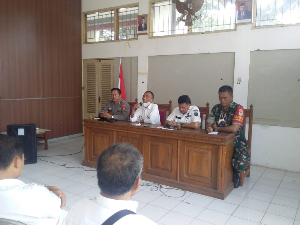 Kapolsek Ciawi Rakor Muspika, Sampaikan Himbauan Berandalan Bermotor dan Penggunaan Knalpot Bising