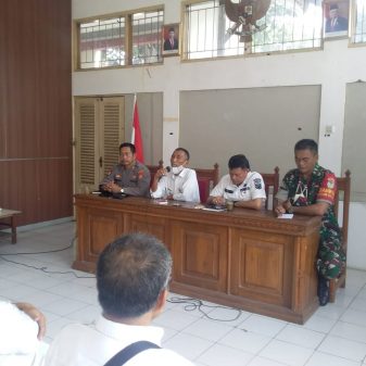 Kapolsek Ciawi Rakor Muspika, Sampaikan Himbauan Berandalan Bermotor dan Penggunaan Knalpot Bising