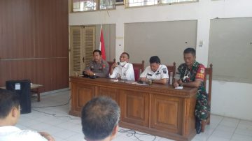 Kapolsek Ciawi Rakor Muspika, Sampaikan Himbauan Berandalan Bermotor dan Penggunaan Knalpot Bising