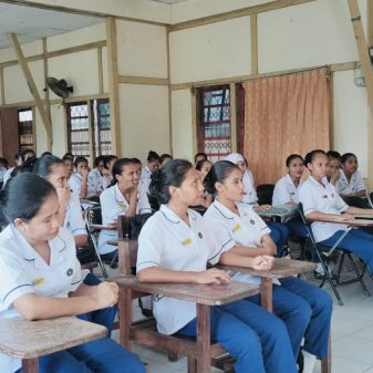 Unit Dikmas Sat Lantas Polres KepTan Gelar Giat Sosialisasi Kamseltibcar