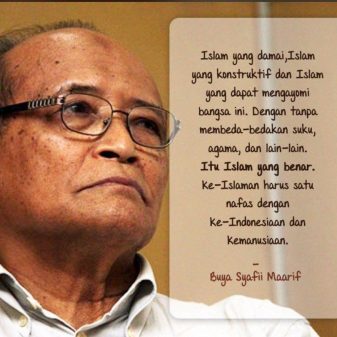 Potret Kedekatan Puan dan Buya Syafii