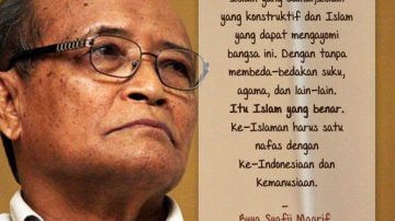 Potret Kedekatan Puan dan Buya Syafii