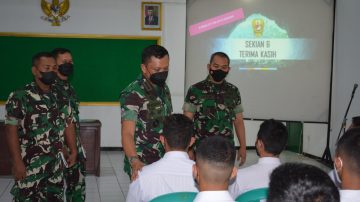 Danrem 071/Wijayakusuma Berikan Pengarahan, Kepada Calon Taruna dan Taruni Akmil Tahun 2022 Sub Panda Purwokerto