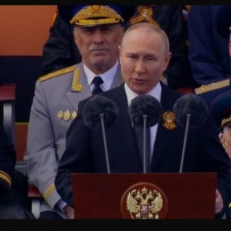 Presiden Rusia Vladimir Putin: selamat atas kemenangan besar saat masa PD II