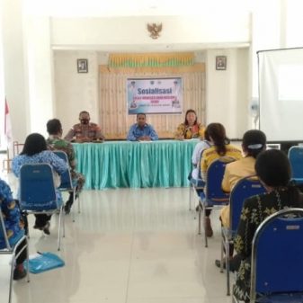 Babinsa Koramil 1625-05 Hadir Sosialisasi Bulan Imunisasi Di Aesesa