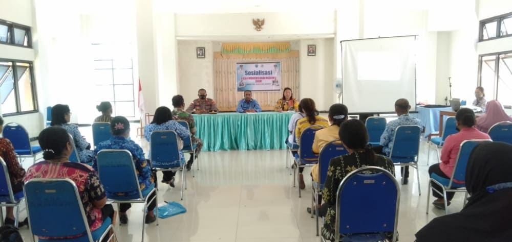 Babinsa Koramil 1625-05 Hadir Sosialisasi Bulan Imunisasi Di Aesesa