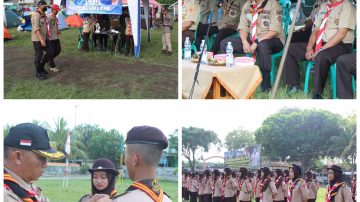 Kodim 0612/Tasikmalaya, Gelar  Pembukaan Perjusami Pramuka Saka Wira Kartika TA 2022 di Kecamatan Cipatujah