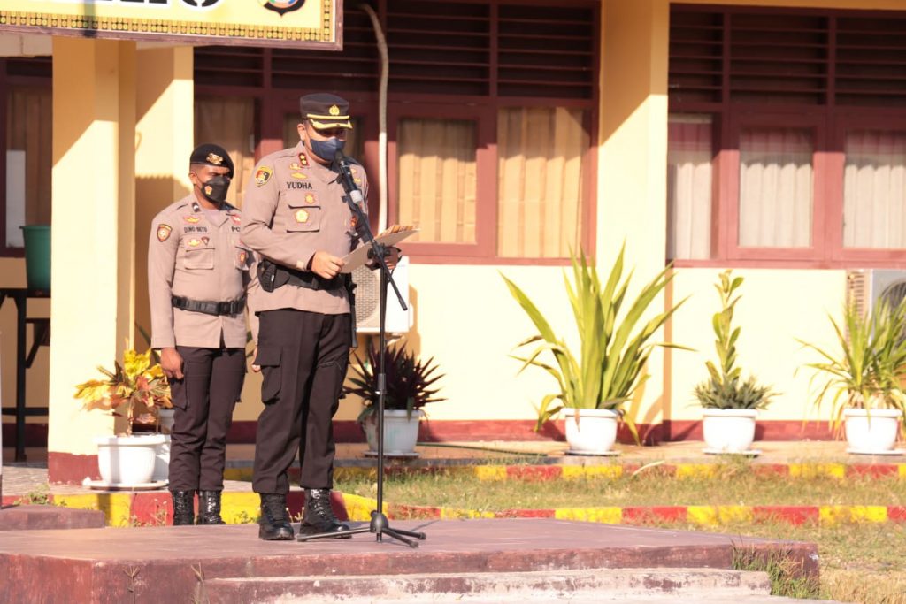 Kenaikan Pangkat Anggota Polres Nagekeo, AKP Karolus Dale Naik Kompol
