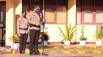 Kenaikan Pangkat Anggota Polres Nagekeo, AKP Karolus Dale Naik Kompol