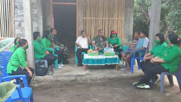 Dandim Ngada Kunjungi Purnawirawan Korban Ranjau Tim-Tim Silam