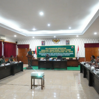 Binter Adaptif, Korem 071 Wijayakusuma Sosialisasi Bidang Wanwil