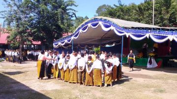 Koramil 03 Boawae Dukung Pengukuhan Seni Budaya SMPN I Nangaroro