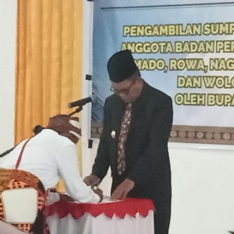 Koramil Boawae Hadiri Pelantikan BPD Sejumlah Desa Di Nagekeo