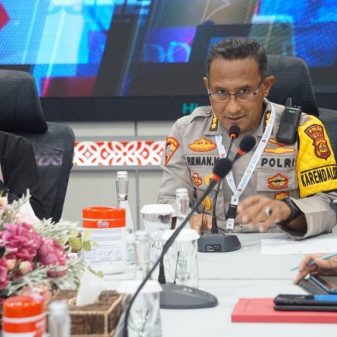 Polri Paparkan Pengamanan Penanganan Bencana 91 Command Center