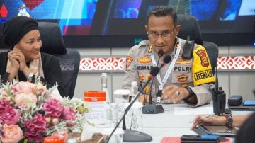 Polri Paparkan Pengamanan Penanganan Bencana 91 Command Center