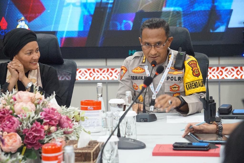 Polri Paparkan Pengamanan Penanganan Bencana 91 Command Center