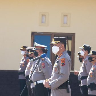 Polres Ngada NTT Apel Siap Siaga Jelang Kunjungan Presiden