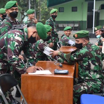 Korem 071 Wijayakusuma Periksa Kesehatan Personel