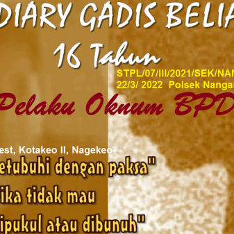 Disetubuhi Paksa, Jeritan Gadis Korban Incest Kotakeo II Nagekeo