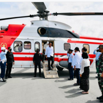 Dandim 1625 Ngada Dan Kapolres Sambut Kunker Presiden Jokowi