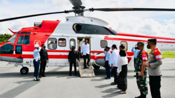 Dandim 1625 Ngada Dan Kapolres Sambut Kunker Presiden Jokowi