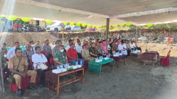 Dandim 1625 Ngada Hadiri Peletakan Batu Pertama Gedung Polres Nagekeo