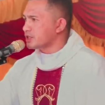 Misa Perdana P. Edwardus Madha, CP Ratusan Umat Padati Langa Gedha