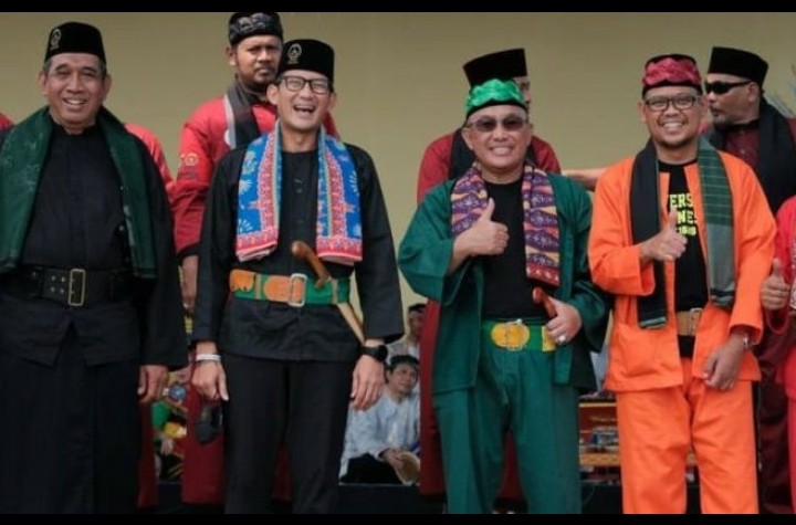 Menparekraf RI Sandiaga Uno, Menghadiri Perayaan Pekan Kebudayaan Daerah Dan Lebaran Depok