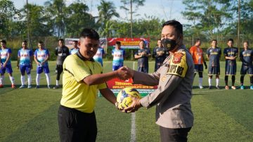 Menyambut HUT Bhayangkara Ke-76, Kapolres Tasikmalaya Kota Cup 2022 Turnamen Mini Soccer