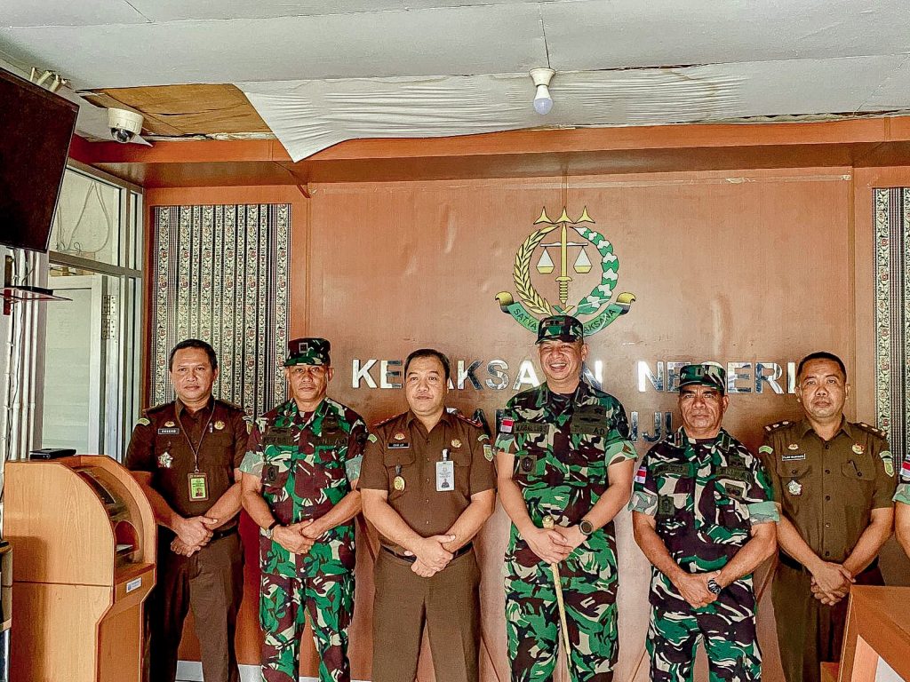 Perkuat Sinegitas, Dandim 1604/Kupang Lakukan Kunjungan Kerja ke Kejari Sabu Raijua