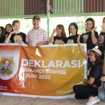 Resmi Deklarasi, Srikandi Jeriko Dukung Jefri Riwu Kore Maju Lewat Jalur Independen