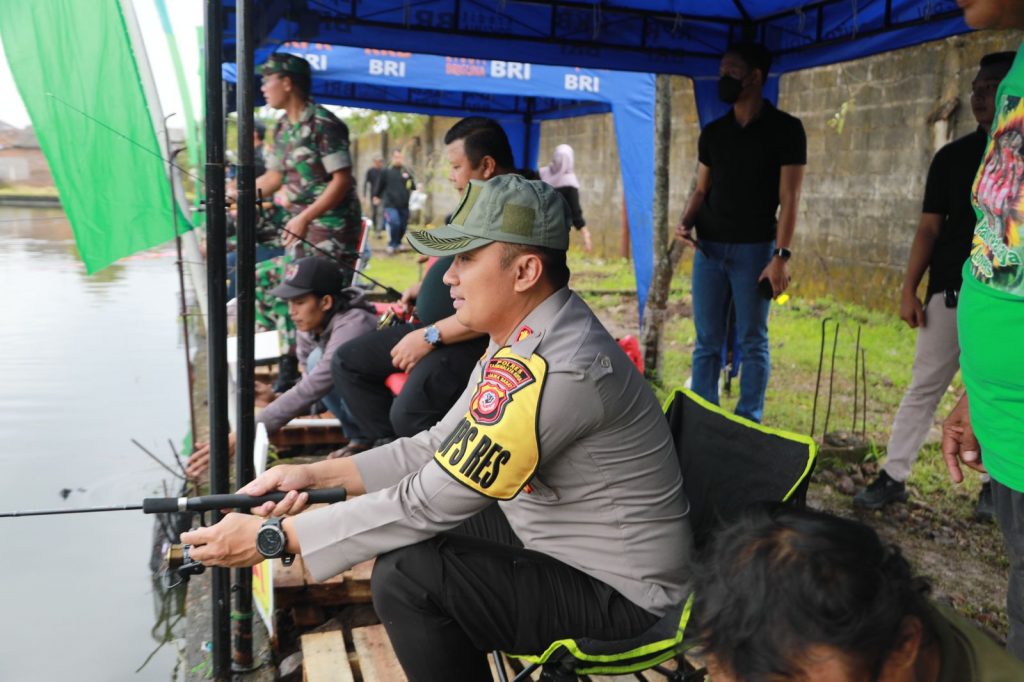 Mancing Mania, Meriahkan HUT Bhayangkara Ke-76 Tingkat Polres Tasikmalaya Kota