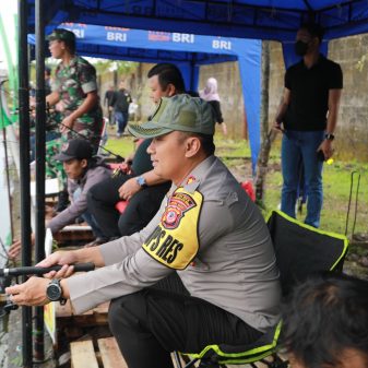 Mancing Mania, Meriahkan HUT Bhayangkara Ke-76 Tingkat Polres Tasikmalaya Kota