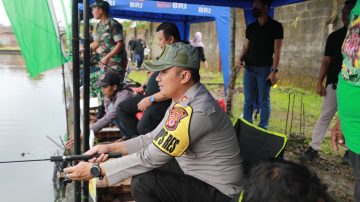 Mancing Mania, Meriahkan HUT Bhayangkara Ke-76 Tingkat Polres Tasikmalaya Kota