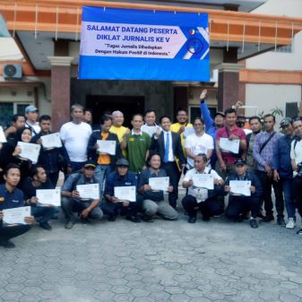 Redaksi Min.co.id Gelar Diklat Pandangan Jurnalis Menghadapi Era Digital