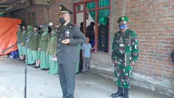 Dandim 1625 Ngada Pimpin Acara Pemakaman Anggota Koramil 04 Mauponggo