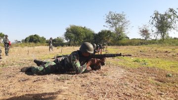 Kodim 1625 Ngada NTT Latihan Menembak Di Tunggurambang Nagekeo
