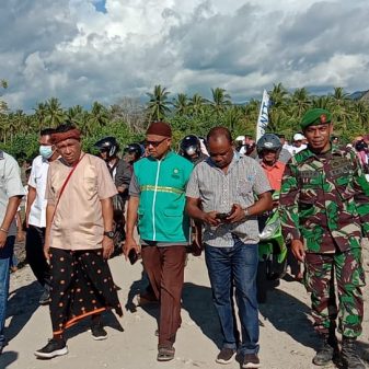 Kodim 1625 Melalui Babinsa Amankan Pembukaan MTQ Kaburea