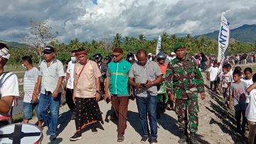 Kodim 1625 Melalui Babinsa Amankan Pembukaan MTQ Kaburea