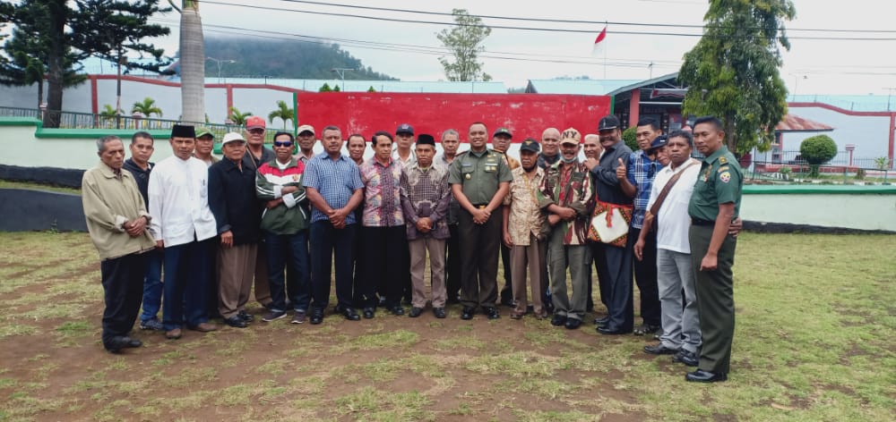 Komsos TNI, Komandan Kodim 1625 Silaturahmi Bersama Purnawirawan