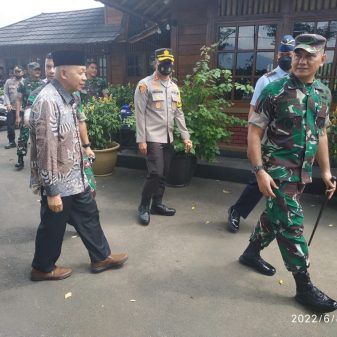 Kapolres Tasikmalaya Kota Hadiri Kunjungan Pangdam III Siliwangi