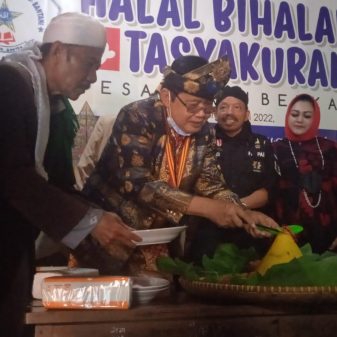 Ki Sawung Rahsa S.E Ketua Umum FKPPAI, Menghadiri halalbihalal di Pesantren Tafsir Darul Hikmah Al Bantani Cilegon Banten