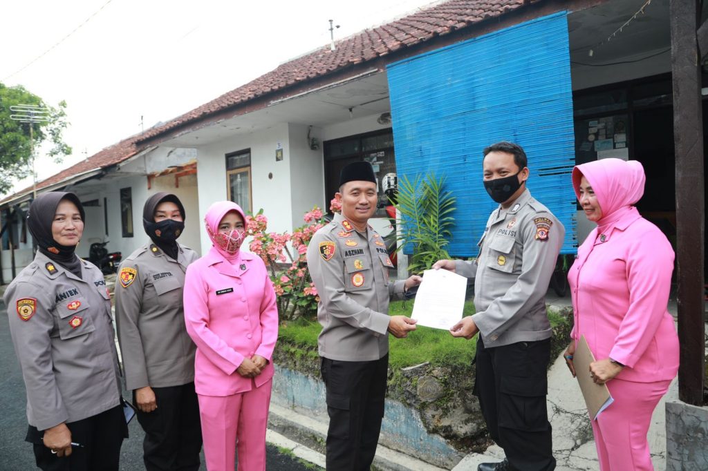 Lomba Kebersihan di Lingkungan Asrama Polisi Bojong, Dalam Rangka Menyambut HUT Bhayangkara Ke-76