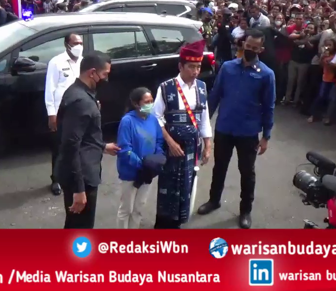 Kunker, Presiden Jokowi Sambangi Pasar Boubou Ngada