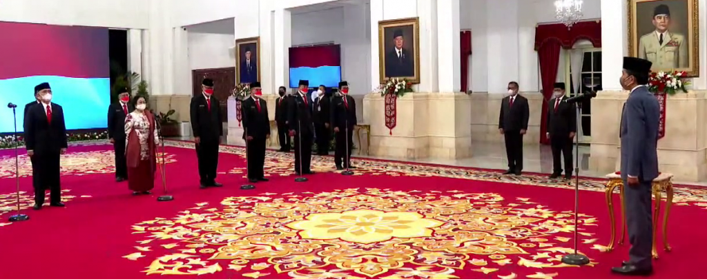 Presiden Joko Widodo Lantik Dewan Pengarah Badan Pembinaan Ideologi Pancasila