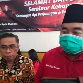 DPC PDI-Perjuangan Gelar Seminar Kebangsaan Bertemakan ” Semangat Api Perjuangan dan Pemikiran Bung Karno”