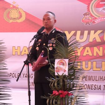Kapolres Ngada Urai Harapan Saat HUT Bhayangkara-76 Tahun 2022