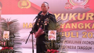 Kapolres Ngada Urai Harapan Saat HUT Bhayangkara-76 Tahun 2022