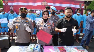 Sat Reskrim Polres Cianjur Bersama Jajaran Polsek Pacet Berhasil Amankan 14 Tersangka Pelaku Curanmor